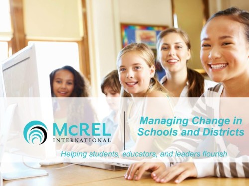 Managing Change in Schools and Districts Webinar